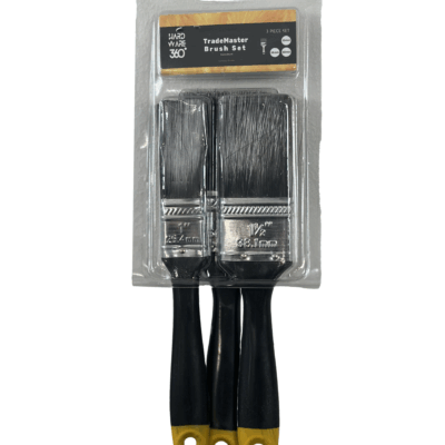 3 brushes in a bundle set
