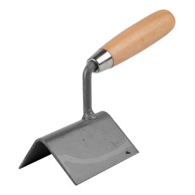 Corner tool trowel against a transparent background